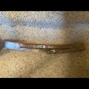 Gap Pewter Genuine Leather Belt